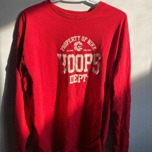 Y2K Nike Hoops Red Long Sleeve